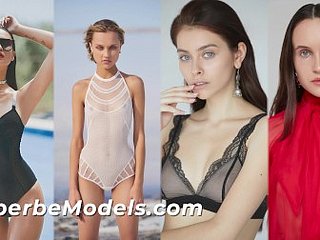 Modelos de Superbe - ¡Compilación de modelos perfectos Parte 1! Muestra de chicas intensas de sus cuerpos despondent en lencería y desnuda.