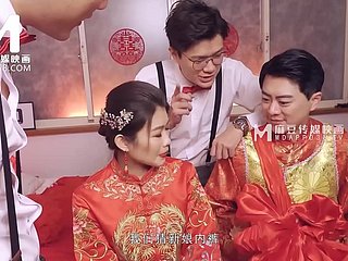 MODELEDIA ASIA-Lewd Nuptial Scene-Liang Yun Fei-MD-0232 Il miglior glaze porno asiatico originale