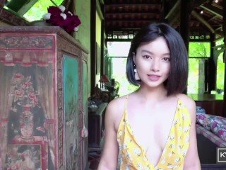 Asian Girl plays the piano, shows wanting say no to privates with an increment of pees (Kylie_NG)