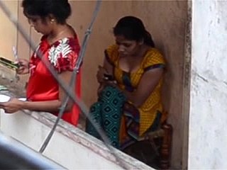 Desi voyeur exposed to balcony