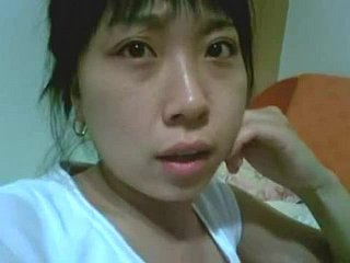 Korean Inferior Honig wird auf ihrem süßen Gesicht geballt und cummed